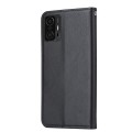 For Xiaomi Mi 11T 11T Pro Knead Skin Texture Horizontal Flip Leather Case with Photo Frame & Ho...