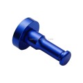 Color Personality Space Aluminum Round Hook Single Hook Kitchen Color Clothes Hook No ...(Dark Blue)