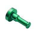 Color Personality Space Aluminum Round Hook Single Hook Kitchen Color Clothes Hook No Rust (Green)