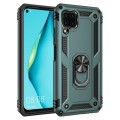 For Huawei P40 Lite Shockproof TPU PC Protective Case with 360 Degree Rotating Holder