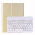 A102 For iPad 10.2 inch Ultra-thin Detachable Bluetooth Keyboard Leather Tablet Case with Stand F...