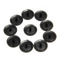 Car Auto Seat Belt Buckle Holder Stop Clips For Ford Black