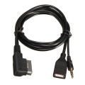 Audi Car AMI MDI Music USB Charger 3.5mm Jack AUX Audio Cable For Audi A3 A5 S5
