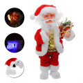 Electric Santa Claus Doll Christmas Singing Lighting Toys Christmas Gift Home Decorations