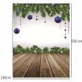 5x7ft Blue Balls Wood Floor Theme Photography Vinyl Backdrop Studio Background 2.1m x 1.5m