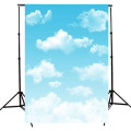 3x5FT Blue Sky White Clouds Backdrop Studio Photography Outdoor Photo Background