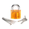 Transparent Unlocking Lock Pick Set Practice Padlock Lockpicking Skills