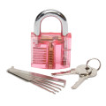 Transparent Unlocking Lock Pick Set Practice Padlock Lockpicking Skills