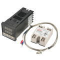 Electrical Tools Digital PID Temperature Controller SSR K Thermocouple Sensor