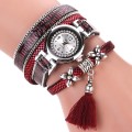 DUOYA Fashion Serpentine Pattern Strap Ladies Bracelet Watch Casual Women Quartz Watch