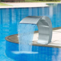 6030cm Stainless Steel Pool Accent Fountain Pond Garden Swimming Pool Waterfall Feature Faucet