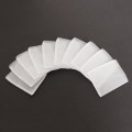 10pcs 90u Rosin Extraction Press Heat Filter Bags Nylon White 63.5 x 76mm