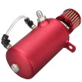Universal Car 750ml Aluminum Catch Can Reservoir Fuel Tank with Breather Fil