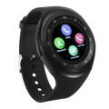Y1 Smart Bluetooth3.0 Watch Phone Band SIM Card Touch Screen Sport Watch - Black