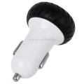 Mini Wheels Design 5V 1.0A+2.1A Double USB Universal Car Charger for Phones / Tablets