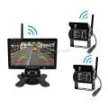 Wireless Dual Cameras Rear View Camera Infrared Night Vision Rear View Parking Reversing System