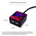 C208 5V 0.1W IPX4 USB Car Rotating Star Lights Red Green Starry Sky Atmosphere Lamp