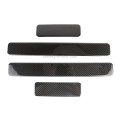 4 in 1 Car Carbon Fiber Welcome Pedal Panel Decorative Sticker for WEY TANK 300