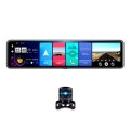 1080P 12 inch ADAS Rearview Mirror Driving Recorder, Support Bluetooth Voice Control