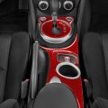 5 in 1 Car Carbon Fiber Gear Water Cup Holder Panel Decorative Sticker for Nissan 370Z / Z34 2009-
