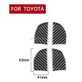 Car Carbon Fiber Inner Door Bowl Decorative Sticker for Toyota Corolla / Levin 2014-2018