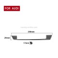 Car Carbon Fiber Warning Panel Buttons Decorative Sticker for Audi A6L / A7 2019-