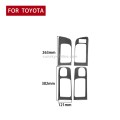 4 PCS / Set Carbon Fiber Car Door Inner Handle Decorative Sticker for Toyota Tundra 2014-2018