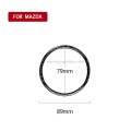 Car Carbon Fiber Steering Wheel Circle Decorative Sticker for Mazda