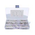 A5536 280 PCS Car 304 Stainless Steel Cotter Pin Clip Key Fastner Fitting Assortment Kit