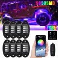 8 in 1 DC12V Car Mobile Phone Bluetooth APP Control  RGB Symphony Chassis Light