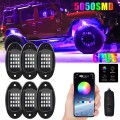 6 in 1 DC12V Car Mobile Phone Bluetooth APP Control  RGB Symphony Chassis Light