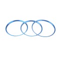 A5819-03 5 PCS Car Blue Air Conditioner Air Outlet Decorative Ring for Mercedes-Benz