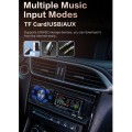 Car MP3 Audio Player, Support Bluetooth Hand-free Calling FM TF Card USB AUX AI Voice Assistant
