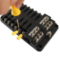 A5631 12-Way Fuse Box Blade Fuse Holder with Terminal for Auto Car Truck Boat