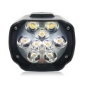 2 PCS L5 8-85V / 10W / 6000K / 1200LM Motorcycle / Car IP65 Waterproof External LED Headlight