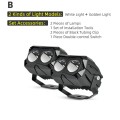 U10 9-85V 30W Motorcycle / Car IP68 Waterproof External LED Highlight Lens Headlight Spotlight