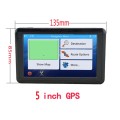 Q5 Car 5 inch HD TFT Touch Screen GPS Navigator Support TF Card / MP3 / FM Transmitter