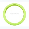 Silicone Rubber Car Steering Wheel Cover, Outside Diameter: 36cm(Green)