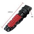Motorcycle Off-Road Car Accessories Modified Aluminum Alloy Non-Slip Foot Pedal(Red)