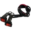 5 PCS Motorcycle Modification Accessories Ship Type Rocker With Lamp Switch