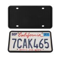 2 Sets Waterproof Rustproof Non-damaging Car Paint Silicone License Plate Frame