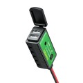 M2-A 12V 3.1A Dual USB Mobile Phone Charger Motorcycle Waterproof With Line Charger