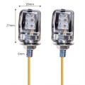 1 Pair Motorcycle LED Turn Lamp Universal Modified Small Turn Light