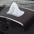 Car Clock Tissue Box Multi-Function Vehicle Instrument Table Paper Towel Box