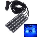 4 in 1 4.5W 36 SMD-5050-LEDs RGB Car Interior Floor Decoration Atmosphere Neon Light Lamp