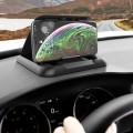 Car Carbon Fiber Texture Silicon Mobile Phone Holder for 3.5-6.8 inches Cellphone