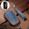 Hallmo Car Cowhide Leather Key Protective Cover Key Case for Toyota Corolla 2017