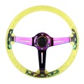 Car Universal Colorful Metal Crystal Anti-skid Steering Wheel Cover