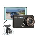 H700 4.5 inch Front and Rear Dual-recording HD 1080P Night Vision Driving Recorder