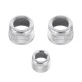 3 PCS / Set Air Conditioning Knob Metal Decorative Ring for BMW X3 / X4 / 5, 7, 6 Series GT